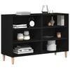 vidaXL Sideboard Svart Ek 103,5 x 35 x 70 cm Konstruerat tr&auml;