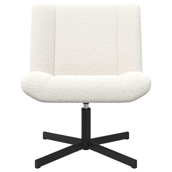 vidaXL Skrivstol Kr&auml;m 63 x 75 x 76 cm Sheepskin