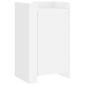 vidaXL Sk&auml;nk vit 45x35x75 cm konstruerat tr&auml;