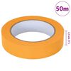vidaXL M&aring;lartape 50 pcs Gul 25mm x 50m Papper