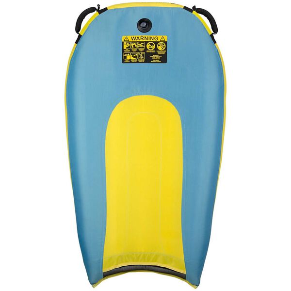 Waimea Uppbl&aring;sbar bodyboard Boogie Air PVC gul och bl&aring; 52WF-GEB-Uni