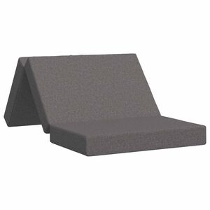 vidaXL F&auml;llbar Soffbed 80 x 67 x 45 cm Ljusgr&aring;