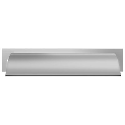 vidaXL Trädgårdsfontän silver 45x9x26 cm rostfritt stål
