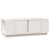 vidaXL Soffbord vit 110x50x40 cm massiv furu