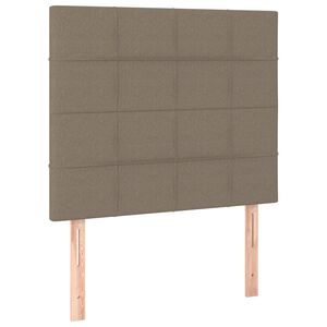 vidaXL S&auml;nggavel taupe 80x5x118/128 cm tyg
