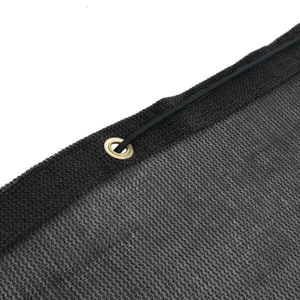 vidaXL Lastnät HDPE 1,5x2,7 m svart