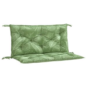 vidaXL B&auml;nkdynor 2 st bladm&ouml;nster 100x50x7 cm tyg