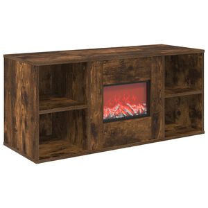 vidaXL Elektrisk eldstad R&ouml;kt ek 100 x 37 x 45,5 cm Konstruerat tr&auml;