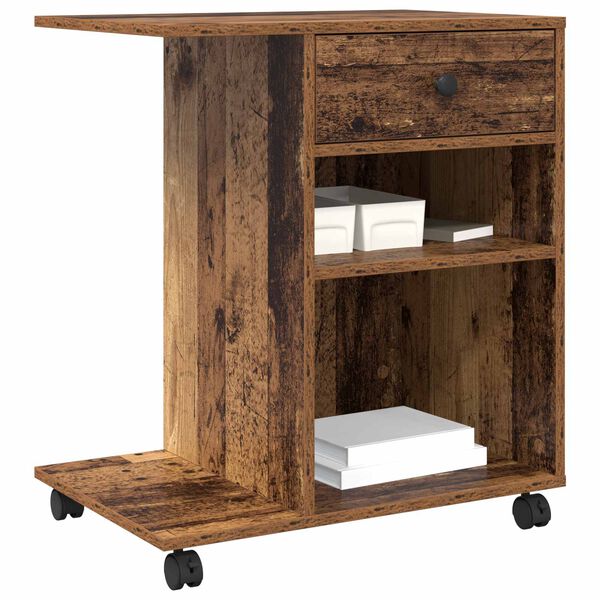 vidaXL Skrivarst&auml;ll Gammalt tr&auml; 60 x 40 x 68.5 cm Konstruerat tr&auml;