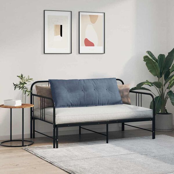 vidaXL Ryggkudde Bl&aring; 120 x 50 cm Kordread tyg