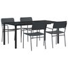 vidaXL Utem&ouml;belset 5 st Antracit 165 x 80 x 72 cm St&aring;l