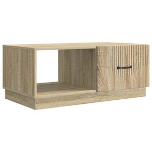 vidaXL Kaffeebord Sonoma-ek 90 x 50 x 37 cm Konstruerat tr&auml;