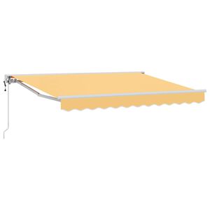 vidaXL Utdragbar markis Sand 2,5 x 2 m Polyester och aluminium