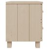 vidaXL S&auml;ngbord HAMAR honungsbrun 40x35x44,5cm massiv furu
