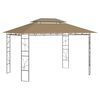vidaXL Paviljong 4x3x2,7 m taupe 160 g/m&sup2;