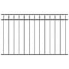 vidaXL Staketdel ASSEN Gr&aring; 170 x 100 cm St&aring;l