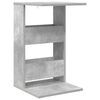 vidaXL Sidobord Betonggr&aring; 40 x 35 x 60,5 cm Konstruerat tr&auml;