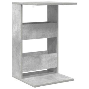 vidaXL Sidobord Betonggr&aring; 40 x 35 x 60,5 cm Konstruerat tr&auml;