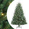 vidaXL Plast Hingad Julgran Gr&ouml;n 240 cm PVC och metall