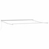 vidaXL Utdragbar markisram Vit 400 &times; 300 cm Aluminium