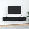 vidaXL TV-b&auml;nkar 2 st svart ek 80x31x25,5 cm konstruerat tr&auml;