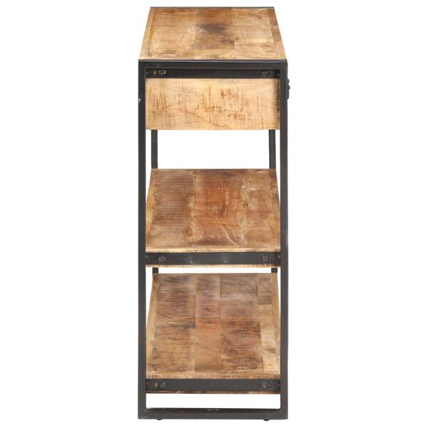 vidaXL Skänk 120x30x75 cm massivt grovt mangoträ