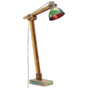vidaXL Golvlampa flerf&auml;rgad E27