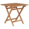 vidaXL Hopf&auml;llbart tr&auml;dg&aring;rdsbord 45x45x45 cm massiv teak
