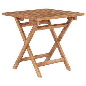 vidaXL Hopf&auml;llbart tr&auml;dg&aring;rdsbord 45x45x45 cm massiv teak