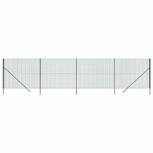 vidaXL St&auml;ngsel gr&ouml;n 1,8x10 m galvaniserat st&aring;l