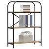 vidaXL Hyllsystem Artisan Ek 80 x 30 x 109 cm Konstruerat tr&auml;