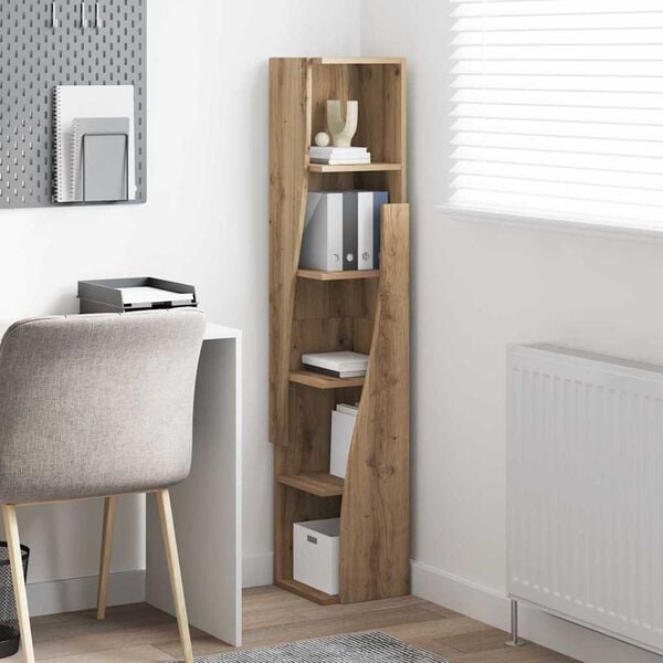 vidaXL H&ouml;rnsk&aring;p Artisan Ek 27,5x27x140cm Konstruerat tr&auml;