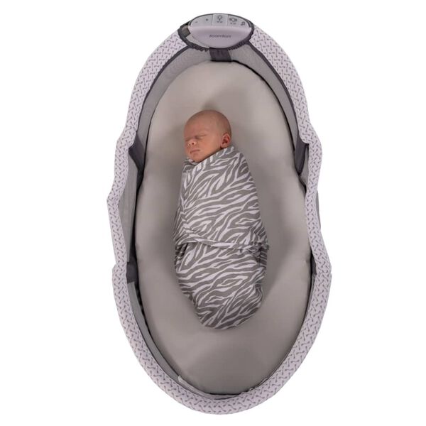 Bo Jungle Omlottfilt gr&aring; och vit Tiger S