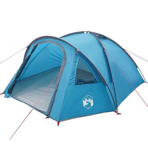 vidaXL Campingt&auml;lt med tak Bl&aring; 308 x 268 x 130 cm Polyester