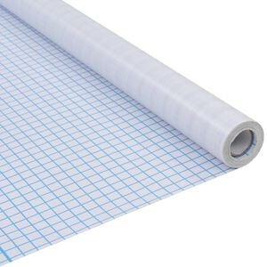 vidaXL F&ouml;nsterfilm frostad randig design 0,9x5 m PVC