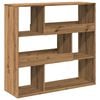 vidaXL Bokhylla/Rumsavdelare artisan ek 100x33x94,5 cm