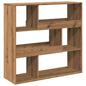 vidaXL Bokhylla/Rumsavdelare artisan ek 100x33x94,5 cm