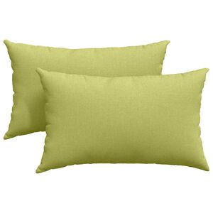 vidaXL Sofakuddar 2 st tyg Ljusgr&ouml;n 50 x 30 cm