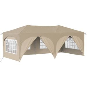 vidaXL Pop-up Partyt&auml;lt Kr&auml;m 575 x 288 x 245 cm Oxford Tyg