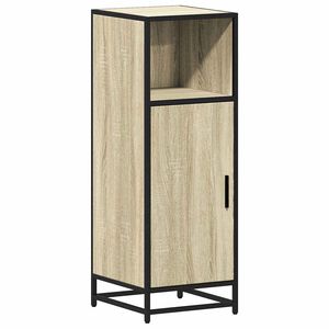 vidaXL Badrumssk&aring;p Sonoma Ek 35x37,5x100 cm Konstruerat tr&auml;