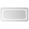 vidaXL Badrumsspegel LED 20x40 cm