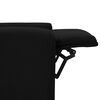 vidaXL Massagefåtölj svart tyg