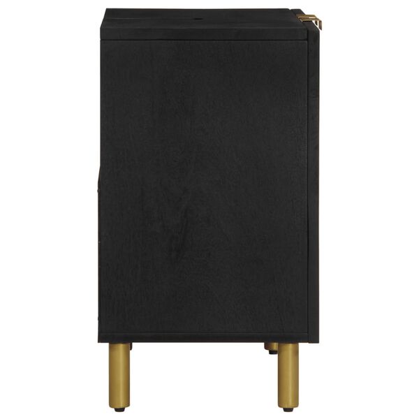 vidaXL Tv&auml;ttst&auml;llssk&aring;p svart 62x33x58 cm konstruerat tr&auml;