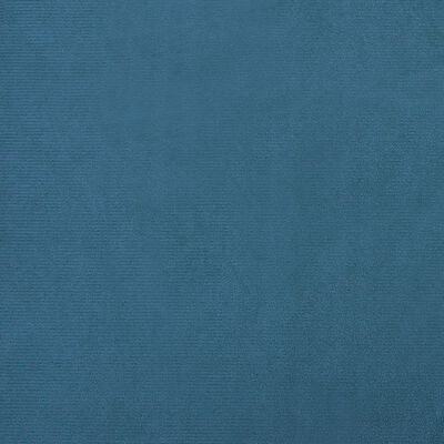 vidaXL Hundbädd blå 70x45x33 cm sammet