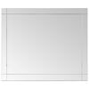 vidaXL V&auml;ggspegel 80x60 cm glas
