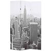 vidaXL Hopf&auml;llbar rumsavdelare New York i dagtid 120x170 cm svart/vit