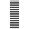 vidaXL Rullgardin zebra svart 70x230 cm tyg bredd 65,9 cm polyester