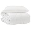 vidaXL &Aring;ret runt duvet med kudde 2 st Vit Mikrofiber