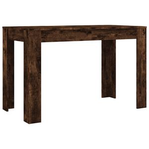 vidaXL Matbord r&ouml;kf&auml;rgad ek 120x60x76 cm konstruerat tr&auml;