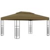 vidaXL Paviljong 3x4 m taupe 180 g/m&sup2;